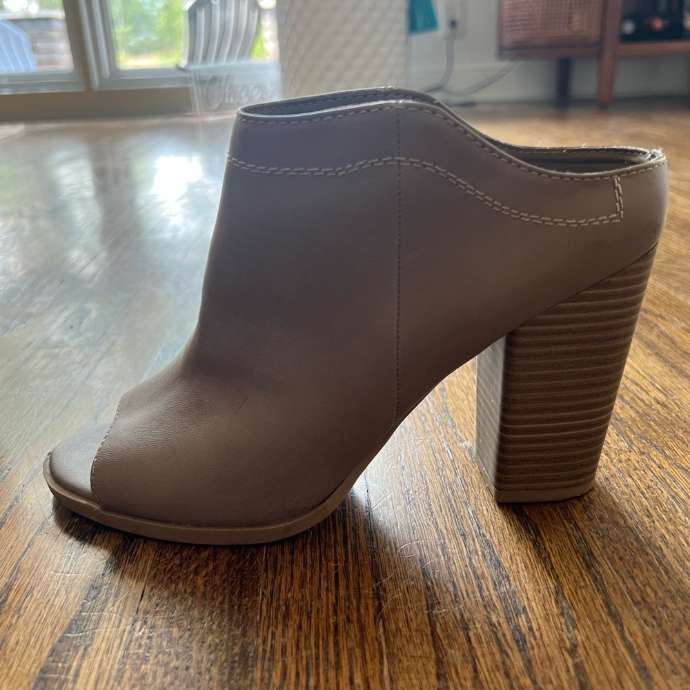 Dolce Vita Block Heel Open Toe Booties - image 3